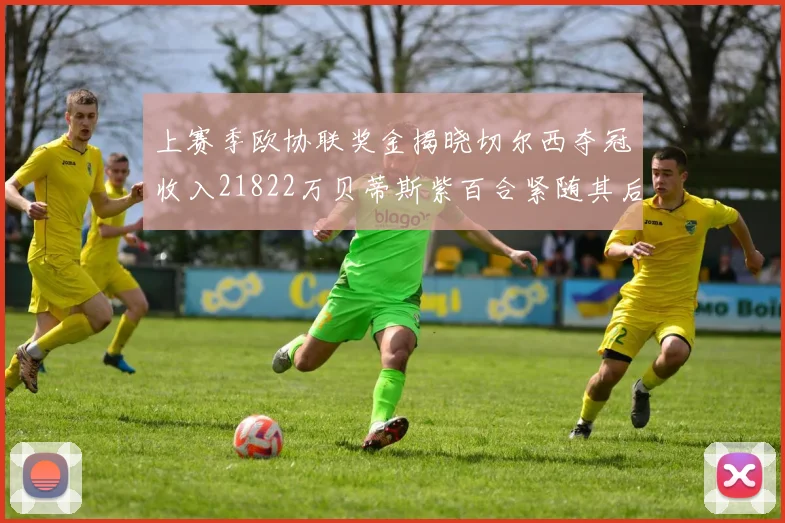 上赛季欧协联奖金揭晓切尔西夺冠收入21822万贝蒂斯紫百合紧随其后