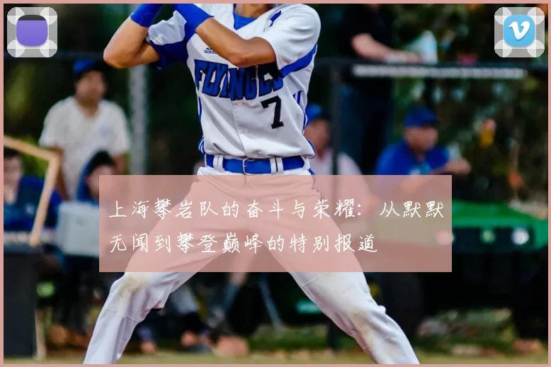 上海攀岩队的奋斗与荣耀：从默默无闻到攀登巅峰的特别报道